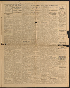 Newspaper clipping from The Auburn Citizen, "The Hamilton Case"