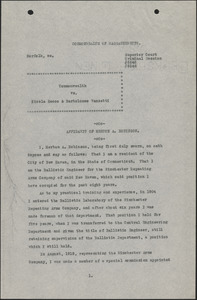 Affidavit of Merton A. Robinson