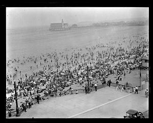 Revere Beach, panorama showing pier