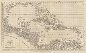 A complete chart of the West Indies : index map