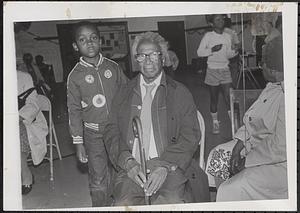 Young boy and older man