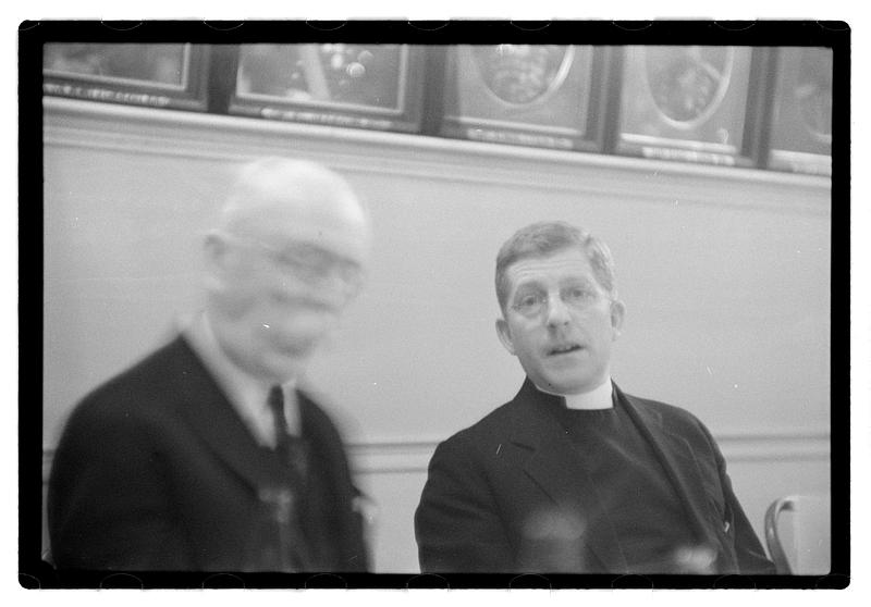 Gov. Ely reception, Rev. Mr. Lang
