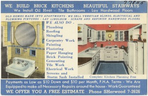 We build brick kitchens, beautiful stairways
