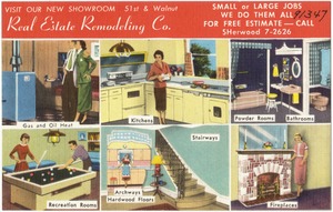 Visit our new showroom, 51st & Walnut, Real Estate Remodeling Co.