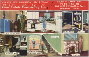 Visit our new showroom, 51st & Walnut, Real Estate Remodeling Co.