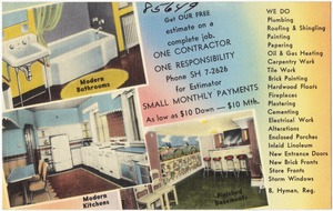 Modern bathrooms, modern kitchens, finished basements