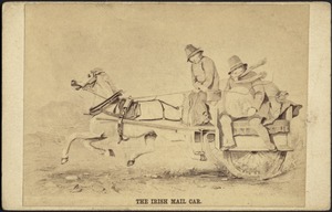 The Irish mail car.