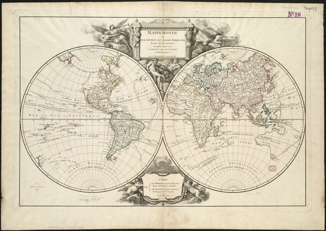Mappemonde ou Description du globe terrestre