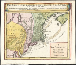 New Engelland, New York, New Yersey und Pensilvania