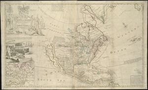 This map of North America, according to ye newest and most exact observations is most humbly dedicated by your Lordship's most humble servant Herman Moll, geographer