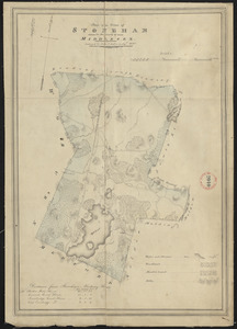 Plan of Stoneham made by John G. Hales, dated September 1830