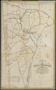 Plan of West Boylston made by William H. Wood, dated September 1830