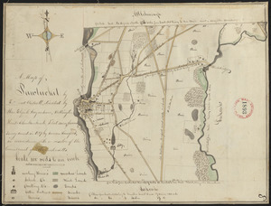 Plan of Pawtucket made by Edward Wolcott, dated 1827