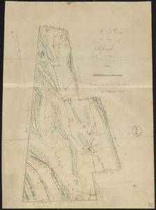 Plan of Alford made by B. H. Lewis, dated 1831