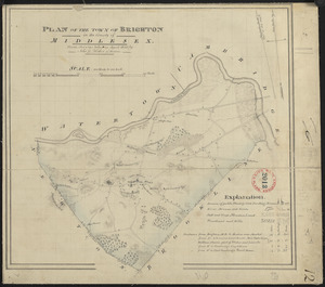 Plan of Brighton made by John G. Hales, dated April 1830