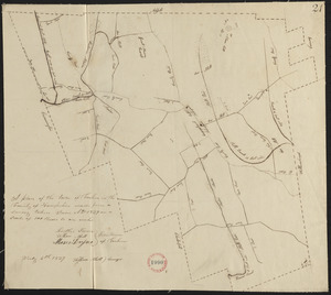 Plan of Goshen made by William Abell dated July 6, 1839