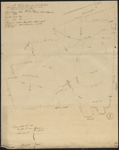 Plan of Goshen made by John Grant, dated September 19, 1831
