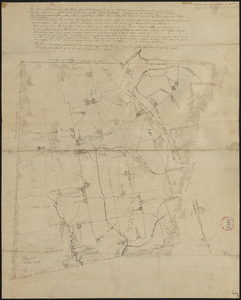 Plan of Richmond, surveyor's name not given, dated 1830