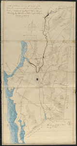 Plan of Seekonk made by Joseph W. Capron, dated January 1831