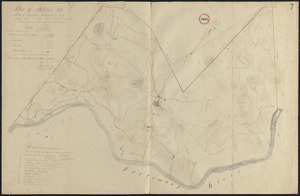 Plan of Methuen made by Stephen Barker, 2nd, dated July 1831