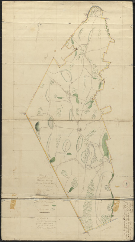 Plan of Phillipston made by Jason Lamb, dated November 1830