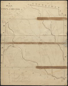 Plan of Chester made by J. Gould, dated September 1831