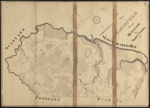 Plan of Marshfield made by John Ford, Jr., dated 1831
