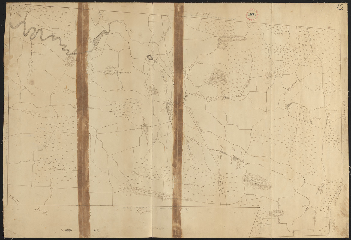 Plan of Rehoboth, surveyor's name not given, dated 1830