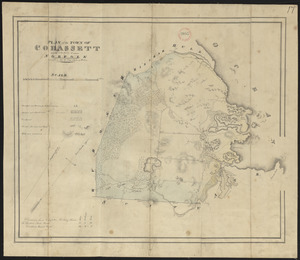 Plan of Cohasset made by John G. Hales, dated 1831