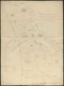 Plan of Boxford made by Moses Dorman, Jr. dated 1830