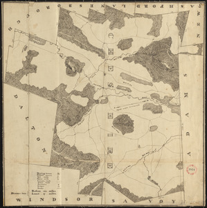Plan of Cheshire, surveyor's name not given, dated 1830