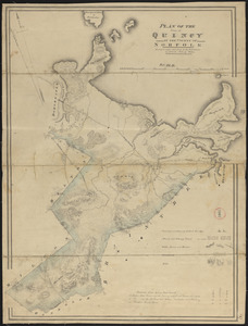 Plan of Quincy made by John G. Hales, dated 1830