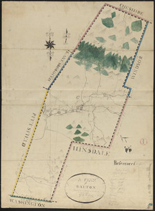 Plan of Dalton made by M. H. Eames, dated October 27, 1831