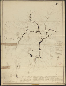 Plan of Holden made by Charles Chaffin, dated October 20, 1831