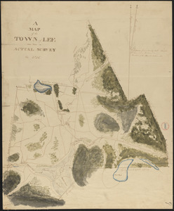 Plan of Lee, surveyor's name not given, dated October 1830