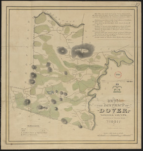 Plan of Dover made by William Ellis, dated 1831