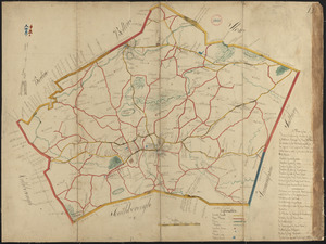 Plan of Marlborough made by William H. Wood, dated 1830