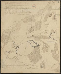 Plan of Canton made by Joseph Hodges, dated October 1830