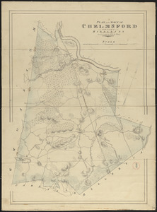Plan of Chelmsford made by John G. Hales, dated 1831