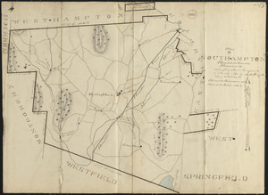 Plan of Southampton made by Justus Dwight, dated November 1830