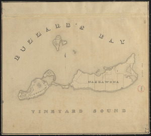 Plan of Elizabeth Islands (Nashawena, Cuttyhunk, and Peniquese), surveyor's name not given, dated 1830