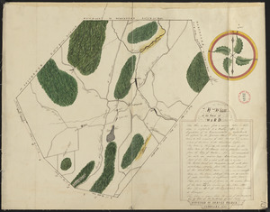Plan of Ward (Auburn) made by Hervey Peirce, dated February 1831