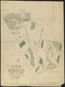 Plan of Randolph made by Royal Turner, dated 1830