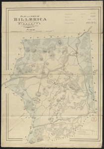 Plan of Billerica made by John G. Hales, dated 1831