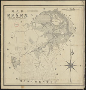 Plan of Essex made by Philander Anderson, dated November, 1830