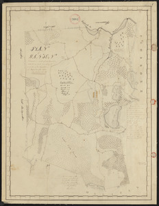 Plan of Hanson made by Joshua Smith, dated 1830