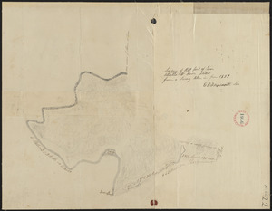 Plan of Rowe (Zoar) made by E. P. Farnsworth, dated 1839