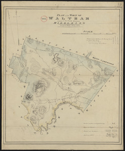 Plan of Waltham made by John G Hales, dated 1831