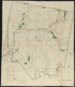 Plan of Winchendon made by Elias Whitney, dated January 1831