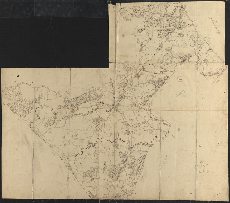 Plan of Taunton, surveyor's name not given, dated 1830